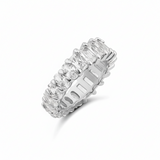 Eternal Glow Ring with multiple diamonds on a white background