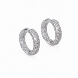 Aura Pavé Hoops