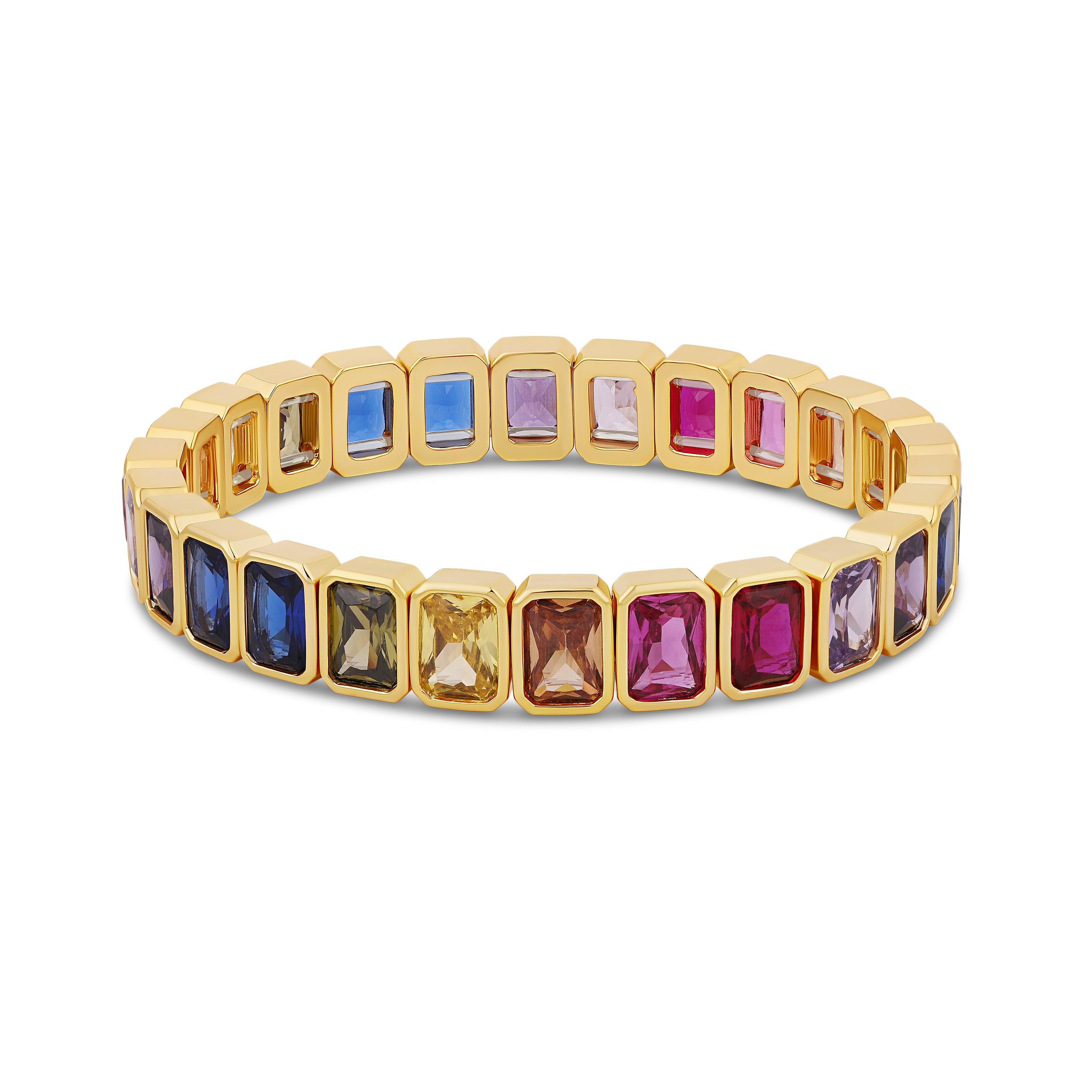 Fifth Ave Stretchy Rainbow Bracelet